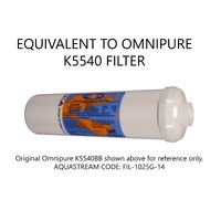 Aquastream K5540JJ (Omnipure) Inline Granular Carbon Water Filter - 1/4" QC