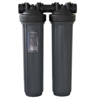 Aquastream 20" Duo Hi-Flow Water Filter Housing Kit