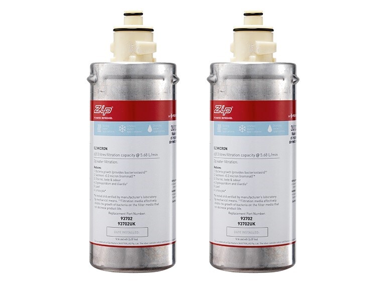 Zip MicroPurity 93702 Commercial Zip HydroTap Water Filter TWIN PACK (1