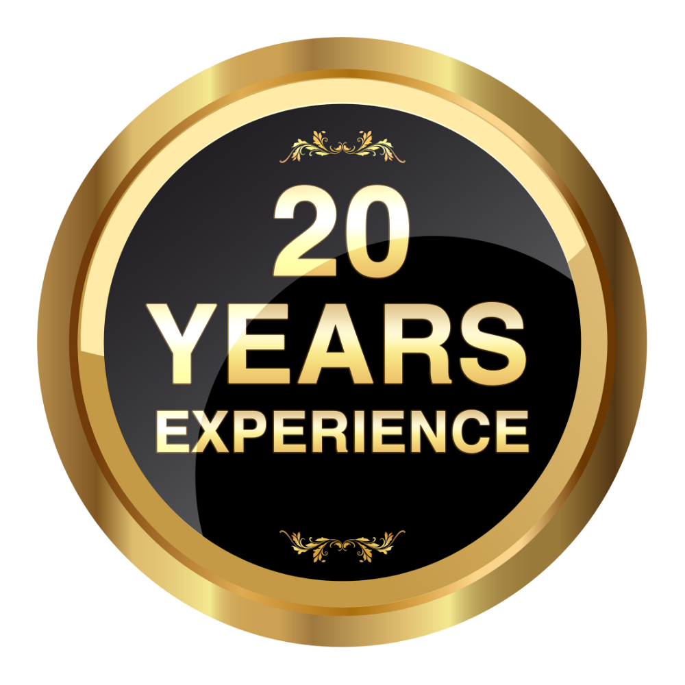 20 Years Experience