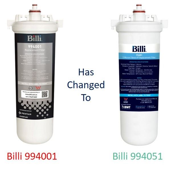Billi Water Filter - 994051 Fibron X 5 Micron