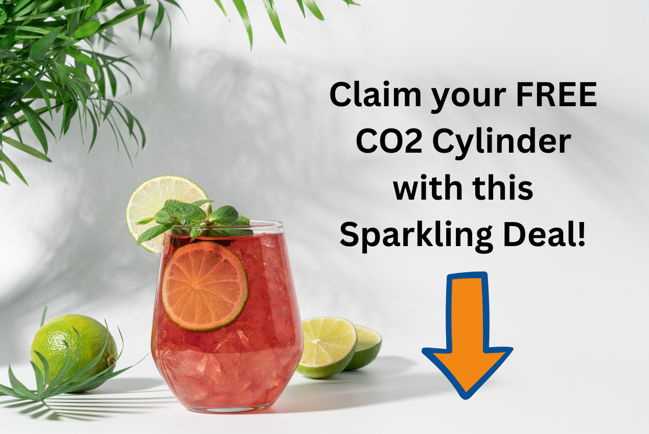 Free CO2 Cylinder Sparkling Deal