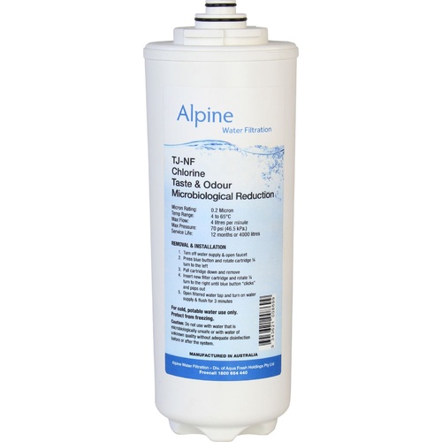 Alpine TJ-NF Chlorine and Microbiological Filter 0.2 Micron