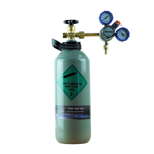 2.6KG Sparkling CO2 Cylinder - Refillable Zip Hydrotap Cylinder