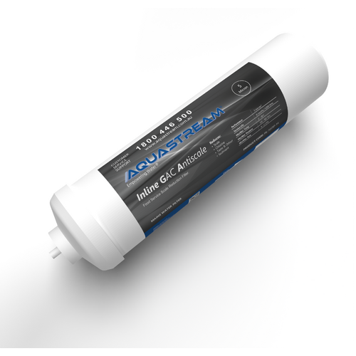 Aquastream Inline GAC Antiscale Filter Cartridge - 1/4" QC