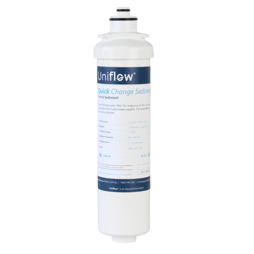 Uniflow Quick-Change Sediment Filter