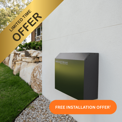 Aquastream DUO.1 Whole Home Mains Water Filter System (Charcoal)