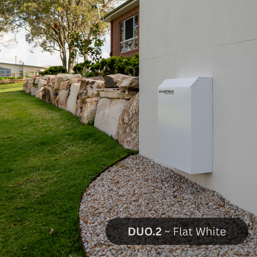 Aquastream DUO.2 Whole Home Mains Water Filter System (Flat White)