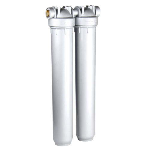 Aquastream 20" Duo Water Filter Housing System 3/4" Ports