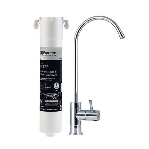 Puretec QT18 Undersink Water Filter System - High Loop Tap