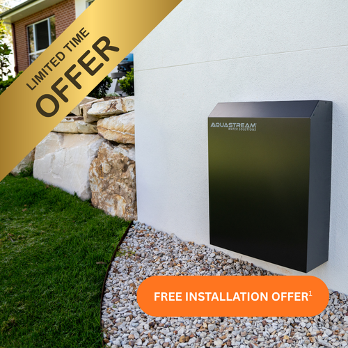 Aquastream TRIO.2 Whole Home Mains Water Filter System (Scale Conditioning) Charcoal