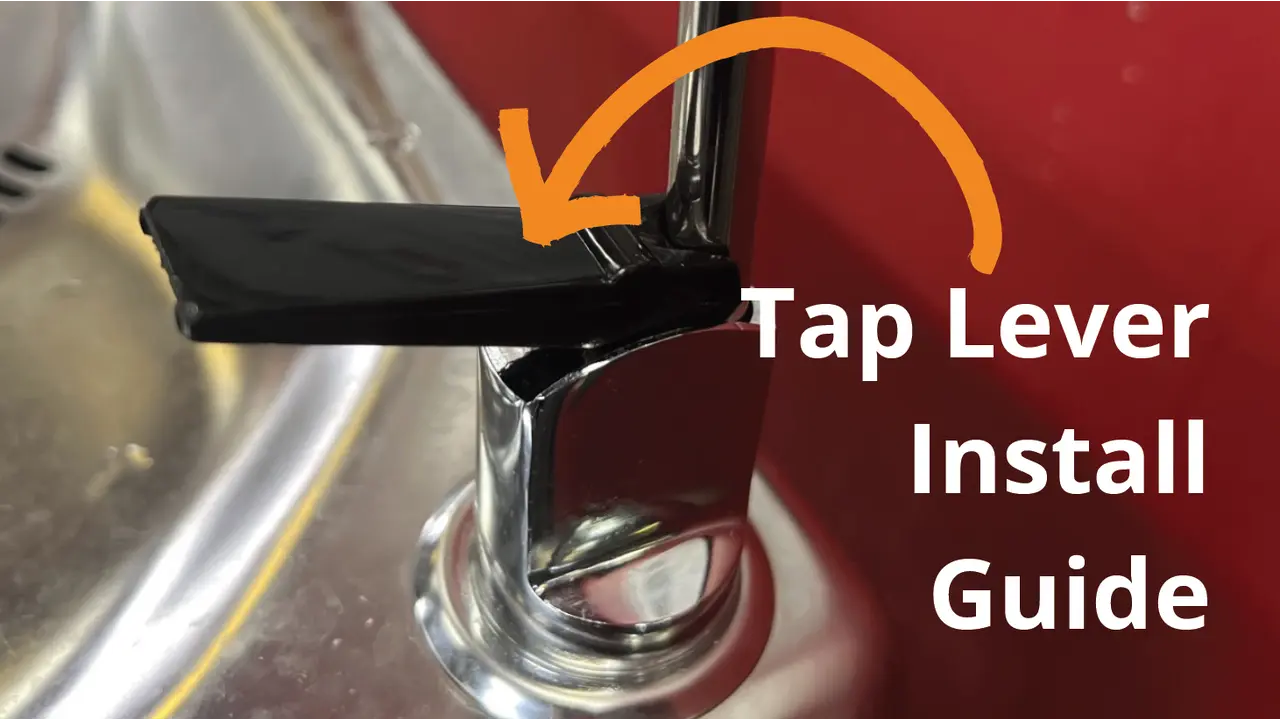 How to Install the Black Lever on a Drinking Water Tap
