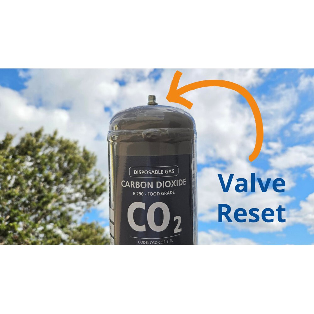 How to Reset the Valve on Your CO2 Cylinder (The fix when no gas is coming out)