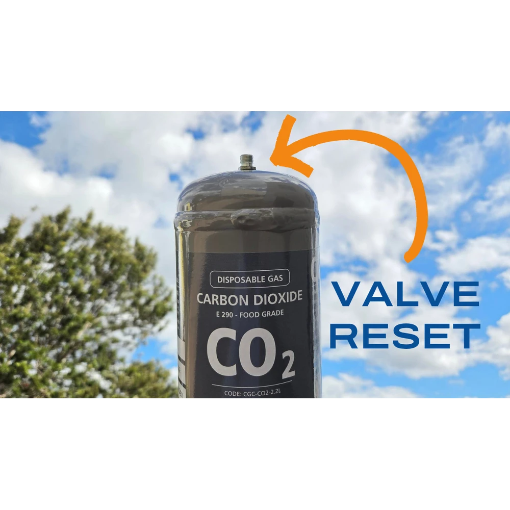 How to Reset the Valve on Your CO2 Cylinder (The fix when no gas is coming out)